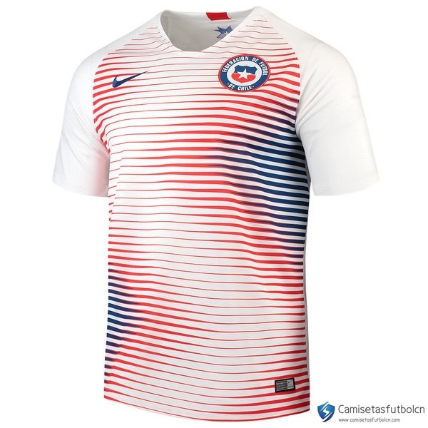 Camiseta Seleccion Chile Segunda equipo 2018 Blanco